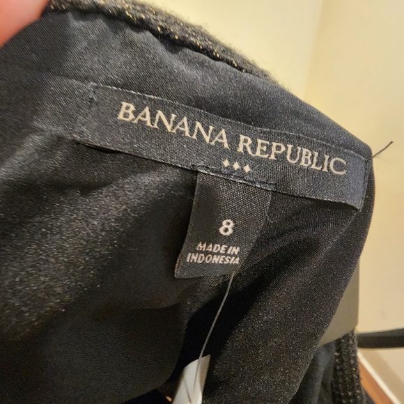 Banana Republic Metallic Tweed Mini Skirt Size 8 NWT - Picture 3 of 13